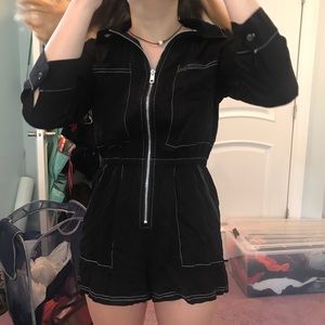 zip up romper